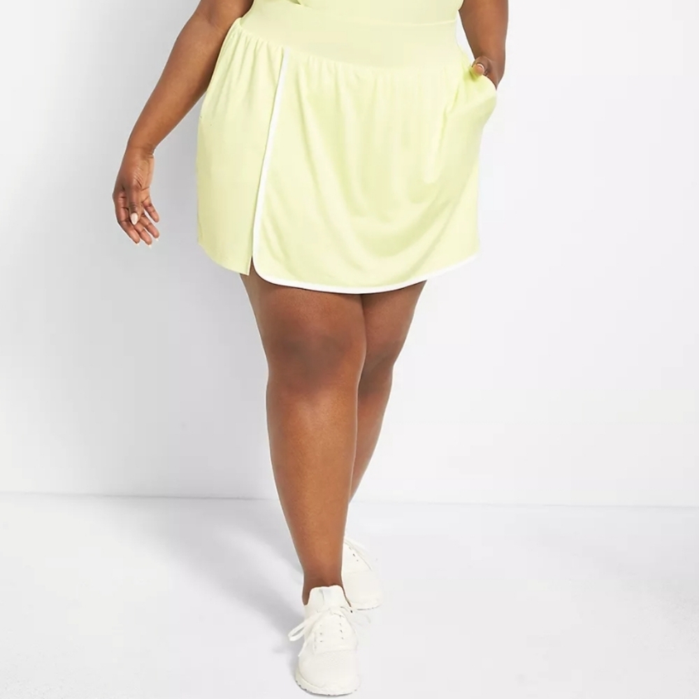 Lane Bryant Livi Wicking Bright Athletic Spring Skort, 26/28